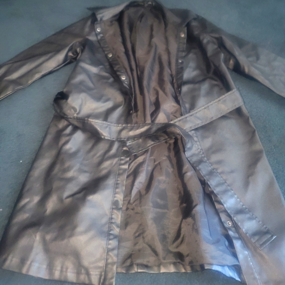Finesse Vegan Leather Trench